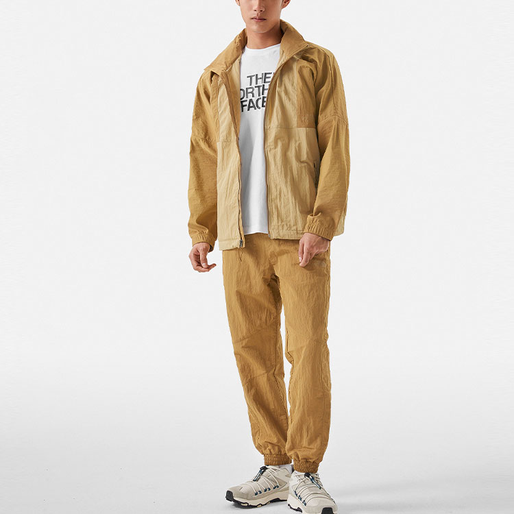 TNF Urban Exploration Colorblock Hooded Jacket Khaki - NF0A7WDM-QV3 圖 3