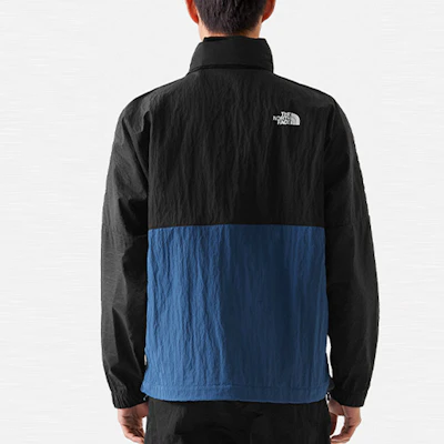 The North Face Urban Exploration Colorblock Hooded Jacket Blue Mens NF0A7WDM-MPF Shop The North Face Urban Exploration Colorblock Hooded Jacket Blue Mens NF0A7WDM-MPF