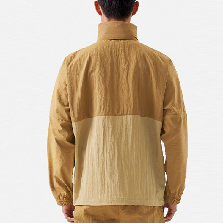 TNF Urban Exploration Colorblock Hooded Jacket Khaki - NF0A7WDM-QV3 圖 4