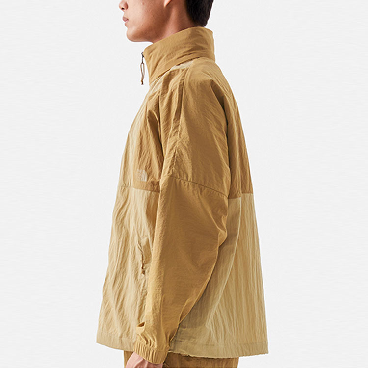 TNF Urban Exploration Colorblock Hooded Jacket Khaki - NF0A7WDM-QV3 圖 5