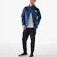 Shop The North Face Urban Exploration Hoodie Jaket Logo Biru Pria Colorblock NF0A5JYN-MPF