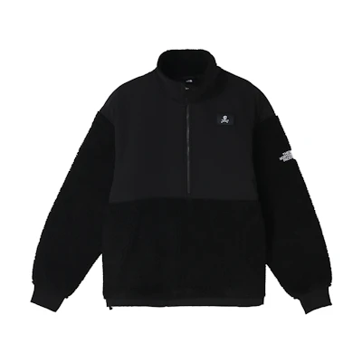 TNF Urban Exploration Fleece Embroidered Pirate Logo Half-Zip Jacket Black NF0A5J25-JK3