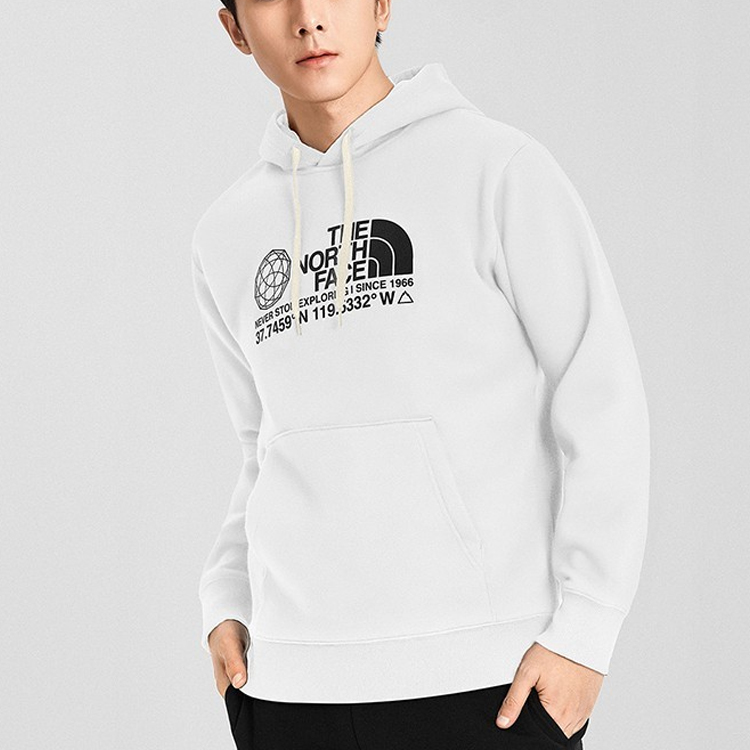 TNF Urban Exploration Fleece Hoodie White Unisex Winter Pullover NF0A7W87-FN4 圖 5
