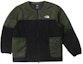 Buy The North Face Urban Exploration Fleece Jacket Green/Black Crewneck Zip Design NF0A83PS-TY1