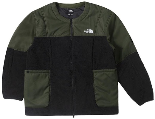 The North Face Urban Exploration Fleece Jacket Green/Black Crewneck Zip Design NF0A83PS-TY1 Order The North Face Urban Exploration Fleece Jacket Green/Black Crewneck Zip Design NF0A83PS-TY1