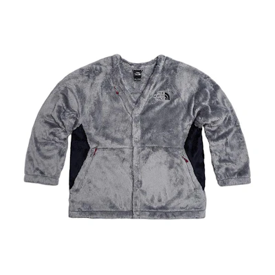 TNF Urban Exploration Fleece Jacket with Logo Print Gray NF0A7WA4-A91