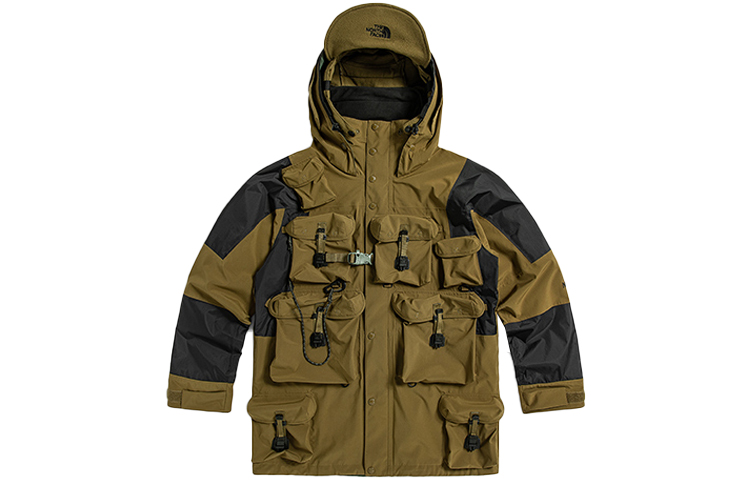The North Face Urban Exploration FW21 Brown Multi-Pocket Waterproof Jacket Unisex NF0A5JTR-37U