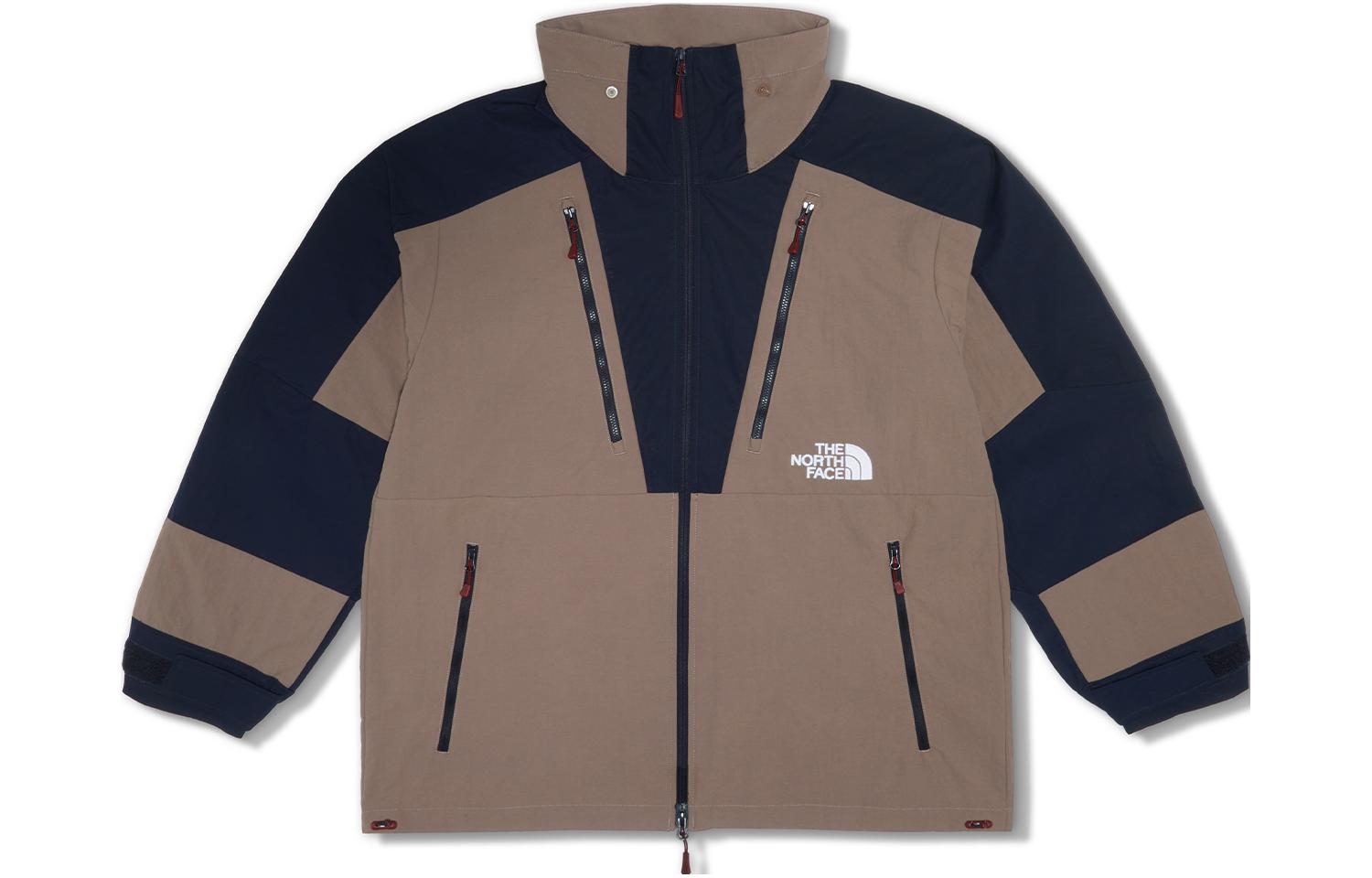TNF Urban Exploration FW22 Colorblock Logo Hoodie Jacket Khaki Men’s NF0A7W93-EFU 圖 3
