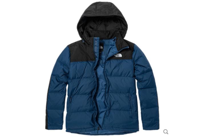 TNF Urban Exploration FW22 Logo Colorblock Down Jacket Blue NF0A4U82-MPF