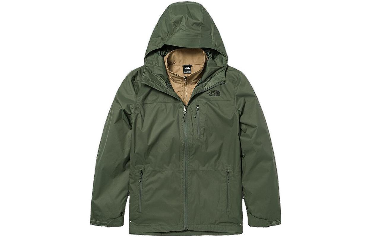 The North Face Urban Exploration Green 3-in-1 Softshell Jacket for Men NF0A81NI-1AV