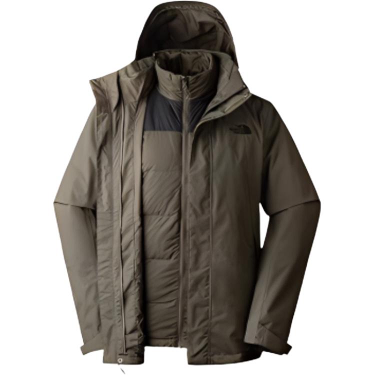 TNF Urban Exploration Green 3-in-1 Waterproof Jacket NF0A81QS-21L