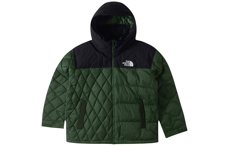 TNF Urban Exploration Green Colorblock Water-Resistant Down Jacket 700-fill NF0A83Q3-I0P
