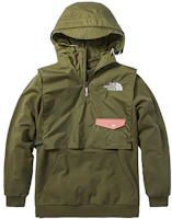 The North Face Urban Exploration Green Half-Zip Hoodie with Removable Vest Men NF0A7QPT-7D6 The North Face Urban Exploration Green Half-Zip Hoodie with Removable Vest Men NF0A7QPT-7D6