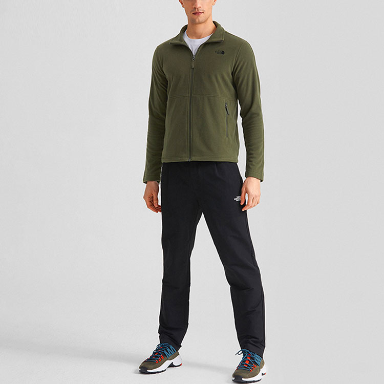 TNF Urban Exploration Green Logo Fleece Jacket for Men NF0A5B44-21L 圖 3