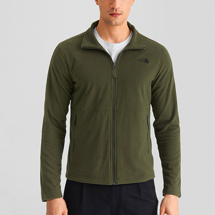 TNF Urban Exploration Green Logo Fleece Jacket for Men NF0A5B44-21L 圖 4