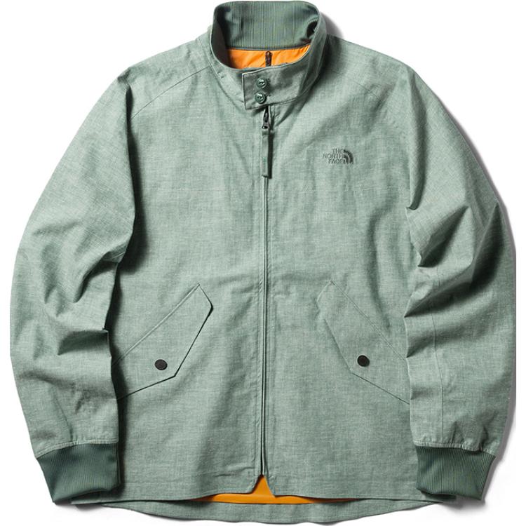 TNF Urban Exploration Green Raglan Sleeve Zip Jacket for Men NF0A3LD4-HCH