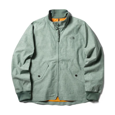 TNF Urban Exploration Green Raglan Sleeve Zip Jacket for Men NF0A3LD4-HCH