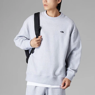 The North Face 都會探索灰色圓領標誌款套頭衫 NF0A83PU-DYX Details for The North Face 都會探索灰色圓領標誌款套頭衫 NF0A83PU-DYX