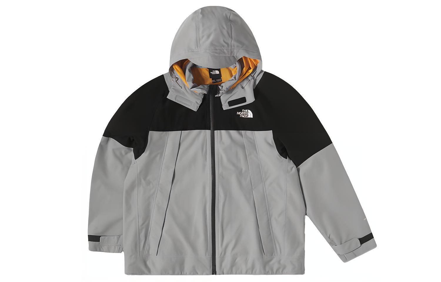 TNF Urban Exploration Grey Hooded Waterproof Jacket NF0A83PR-GVV