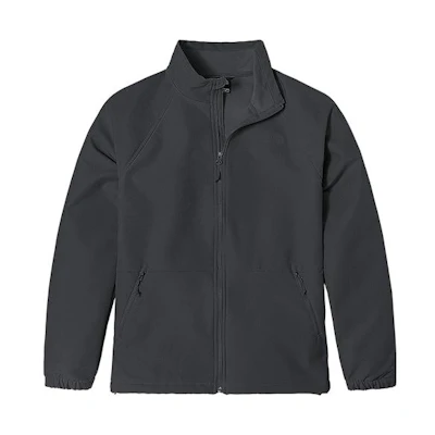 TNF Urban Exploration Grey Zip-Up Jacket with Solid Collar NF0A7W7S-JCR