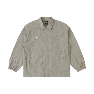 TNF Urban Exploration Grey Zip-Up Outdoor Shirt Jacket Casual NF0A8AHJ-1I2