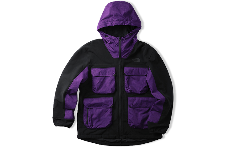 The North Face Urban Exploration Hans Multi-Pocket Hooded Purple Jacket Unisex NF0A5JV1-JC0