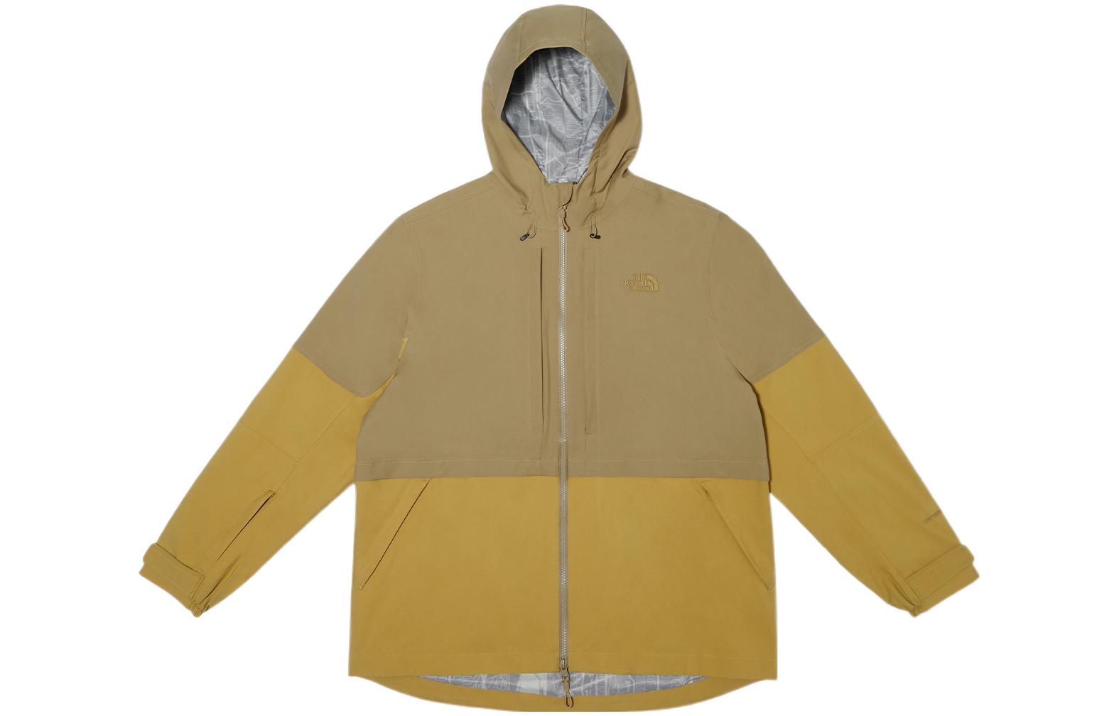 TNF Urban Exploration Khaki Waterproof Hooded Jacket NF0A7W9O-PLX