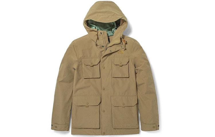 Order The North Face Urban Exploration Khaki Waterproof Windbreaker Jacket. NF0A5AZN-PLX
