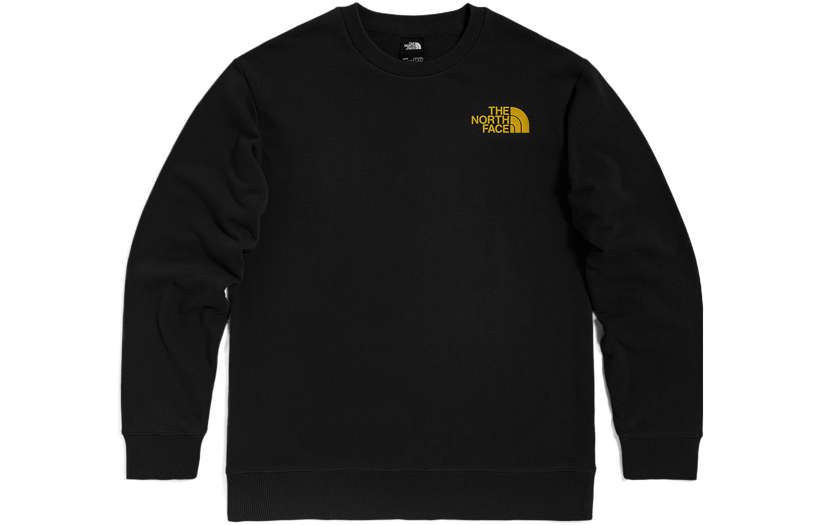 TNF Urban Exploration Logo Crewneck Long Sleeve Sweatshirt Black Mens NF0A5JV7-JK3
