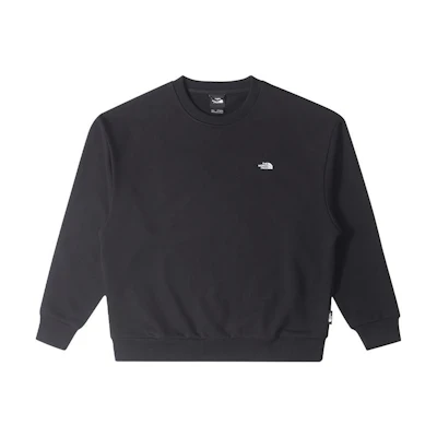 TNF Urban Exploration Logo Crewneck Sweatshirt Black Outdoor NF0A884M-JK3