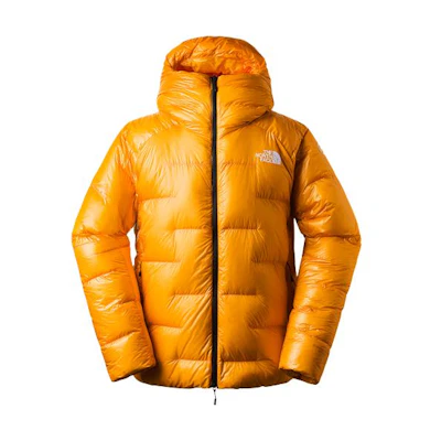 TNF Urban Exploration Logo Hooded Water-Repellent Down Jacket Yellow NF0A82UM-56P