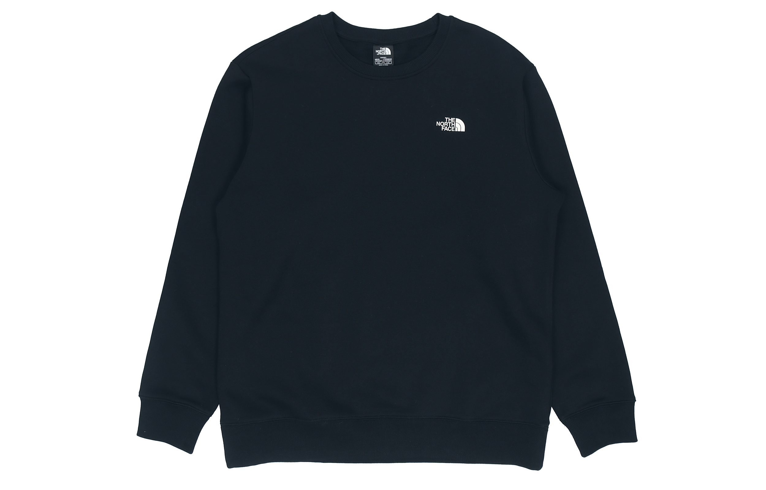 TNF Urban Exploration Logo Knit Fleece Crewneck Sweatshirt Black Unisex NF0A7W8O-JK3