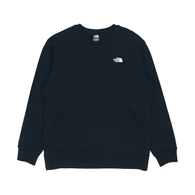 TNF Urban Exploration Logo Knit Fleece Crewneck Sweatshirt Black Unisex NF0A7W8O-JK3