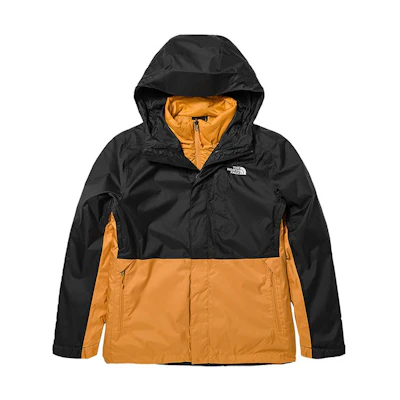 TNF Urban Exploration Logo Print 3-in-1 Waterproof Jacket Yellow NF0A81RM-96Q