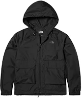 Order The North Face Urban Exploration Logo Print Hooded Jacket Black NF0A7WDO-JK3