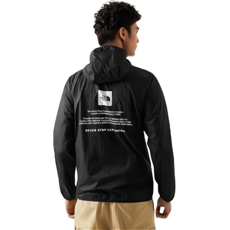 TNF Urban Exploration Logo Print Quick-Dry Hoodie Jacket Black NF0A7WDQ-JK3 圖 5