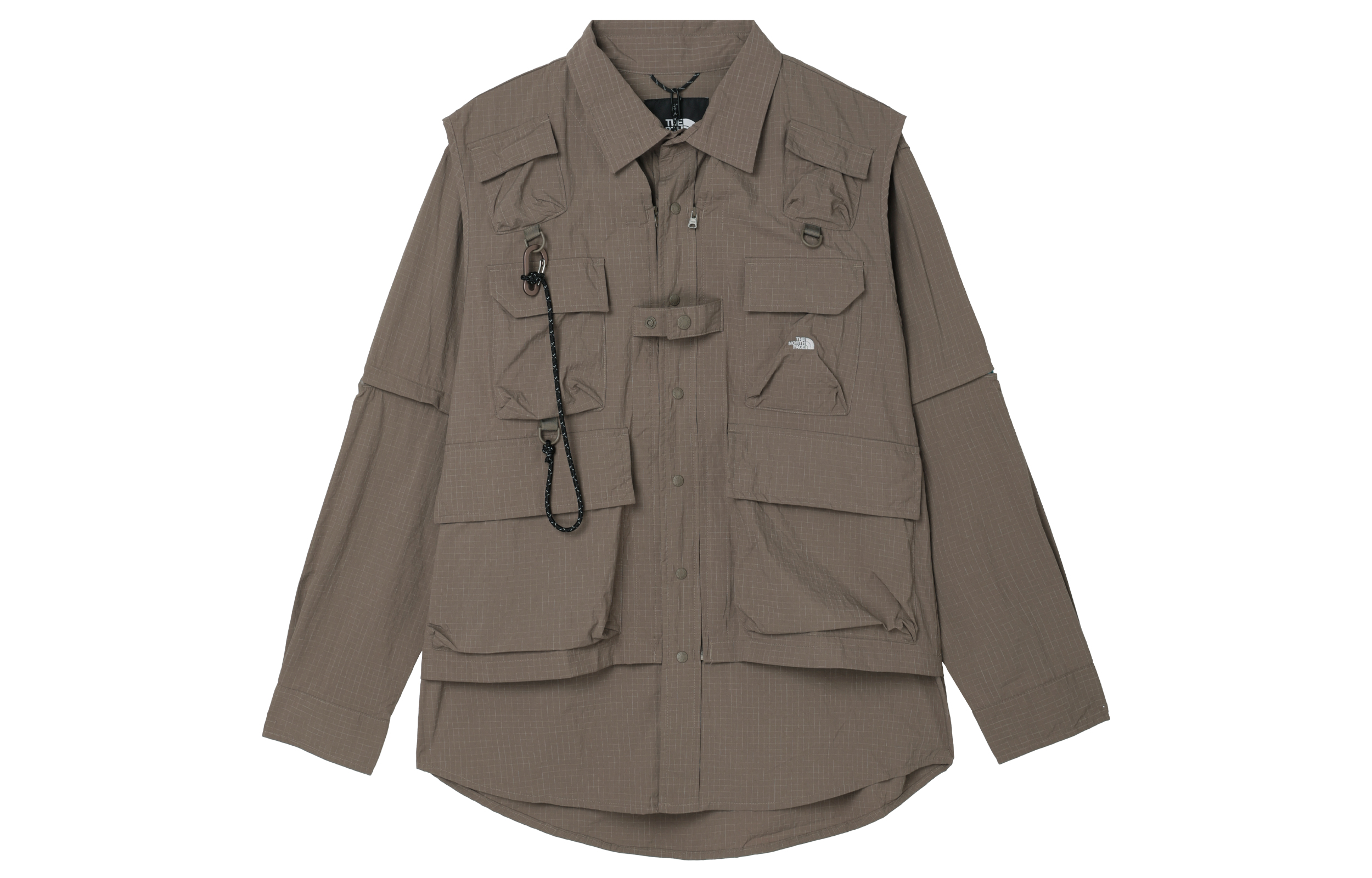 The North Face Urban Exploration Men’s Khaki Multi-Pocket 2-in-1 Shirt NF0A7QQB-NXL