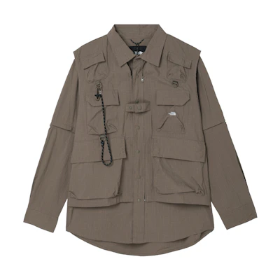 TNF Urban Exploration Men’s Khaki Multi-Pocket 2-in-1 Shirt NF0A7QQB-NXL