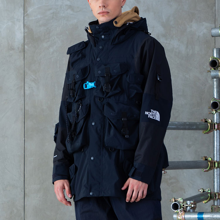 Shop THE NORTH FACE Urban Exploration Multi-Pocket Colorblock Windbreaker Blue Unisex NF0A5JTR-RG1