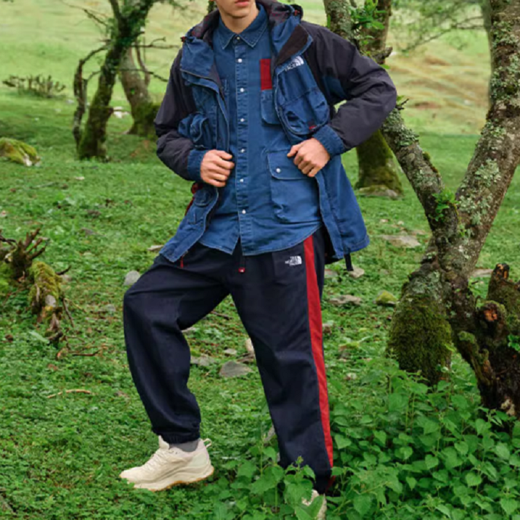 Details for The North Face 都會探險多口袋牛仔夾克 藍色 男款 NF0A7W96-DF7