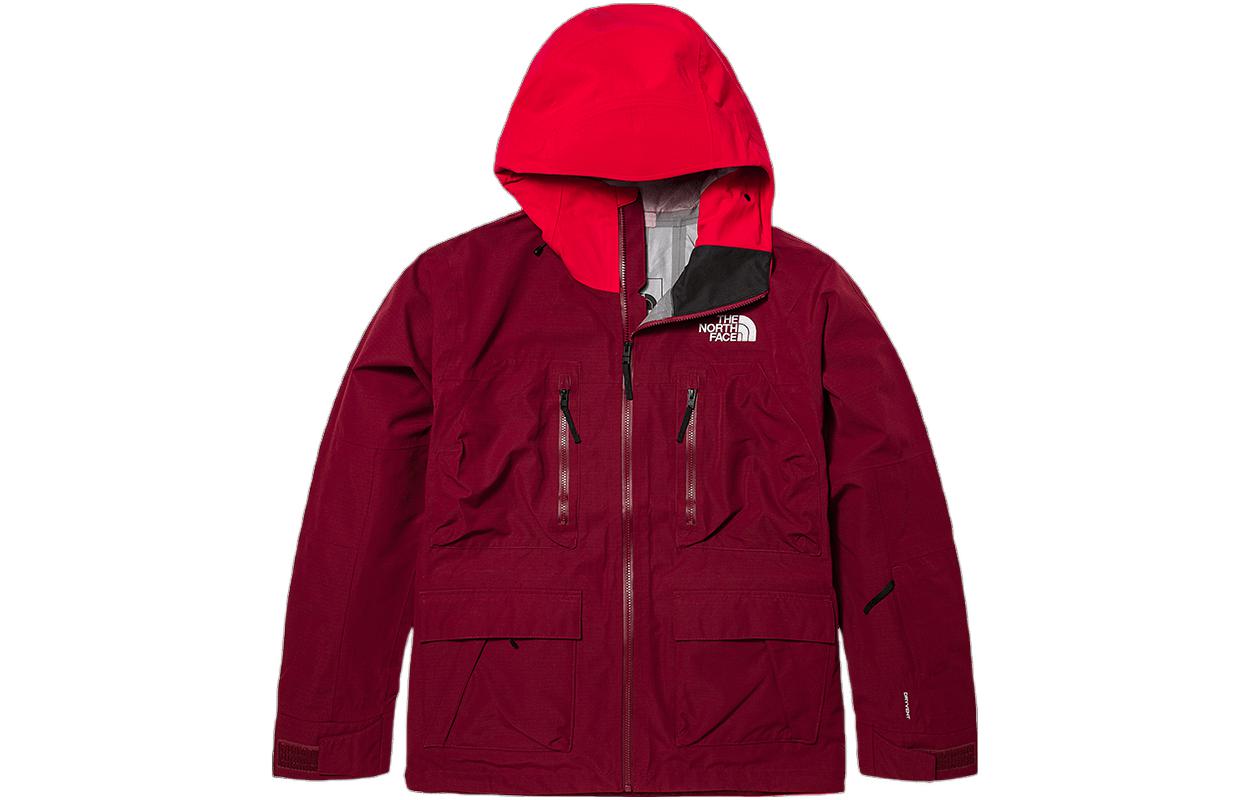TNF Urban Exploration Multi-Pocket Ski Softshell Jacket for Men Red NF0A5ABZ-D0D