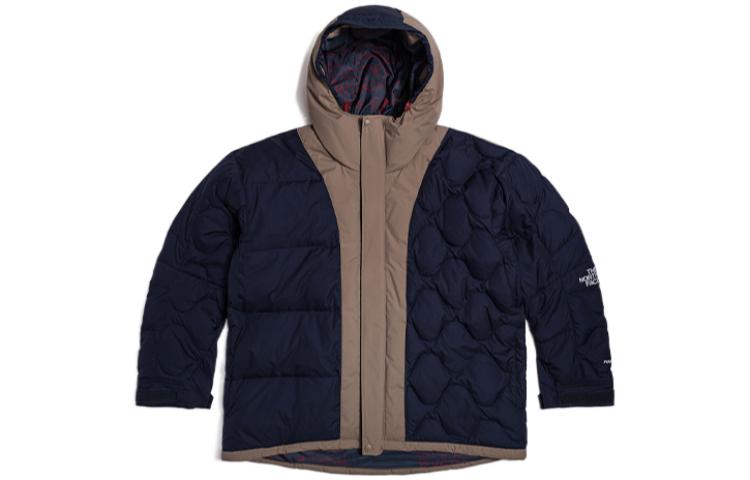 TNF Urban Exploration Patchwork Logo Print Down Jacket Navy NF0A7WA1-RG1