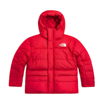 TNF Urban Exploration Red Logo Print Puffer Jacket for Men NF0A821U-682