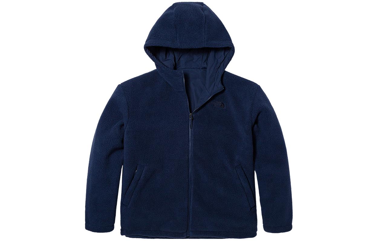 TNF Urban Exploration Reversible Logo Embroidered Hoodie Jacket Blue NF0A7QT7-9F4 圖 2