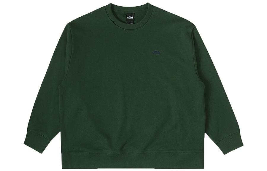 TNF Urban Exploration Solid Logo Crewneck Sweatshirt Green NF0A83PU-I0P
