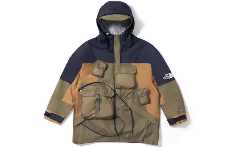 The North Face Urban Exploration SS22 Green Waterproof Windbreaker Jacket NF0A7QPR-7D6