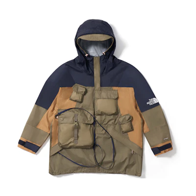 TNF Urban Exploration SS22 Green Waterproof Windbreaker Jacket NF0A7QPR-7D6