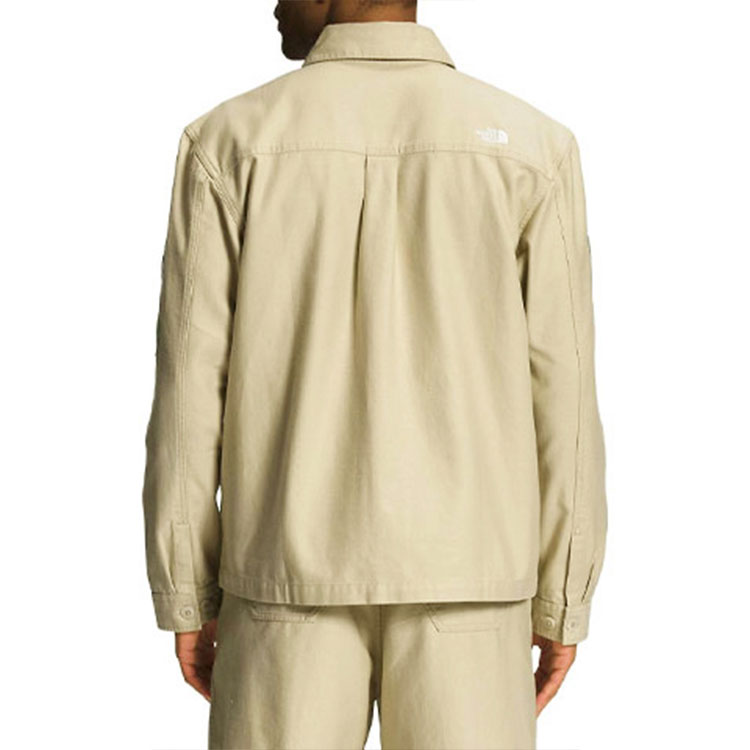 Details for The North Face Urban Exploration SS23 Earth Day Logo Shirt Jacket Khaki  NF0A7ZYN-3X4