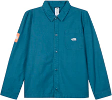 The North Face Urban Exploration SS23 Logo Print Shirt Jacket Blue NF0A7ZYN-EFS The North Face Urban Exploration SS23 Logo Print Shirt Jacket Blue NF0A7ZYN-EFS