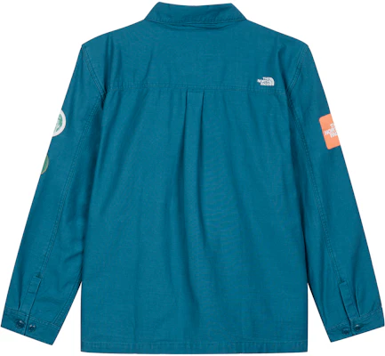 The North Face Urban Exploration SS23 Logo Print Shirt Jacket Blue NF0A7ZYN-EFS Lookbook The North Face Urban Exploration SS23 Logo Print Shirt Jacket Blue NF0A7ZYN-EFS